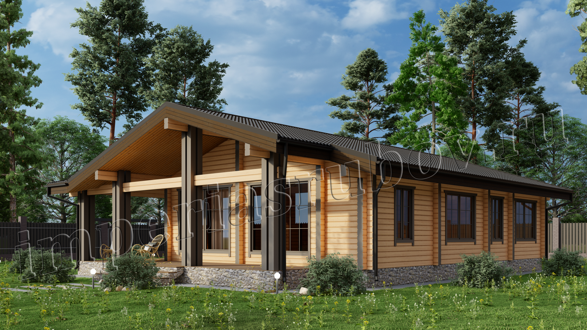 Дом с террасой